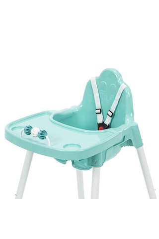 Casual Feed & Play Oyuncaklı Mama Sandalyesi Mint Yeşili - Mama Sandalyesi Minderi