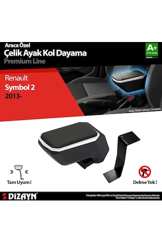 Renault Symbol Kol Dayama Kolçak Çelik Ayaklı Abs Gri 2013 Üzeri A+kalite