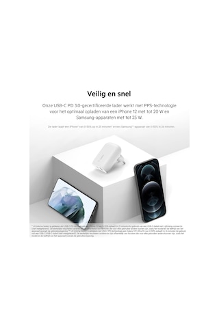 Belkin 37w 25w Usb-c Pd Pps+12w Usb-a Şarj Cihazı