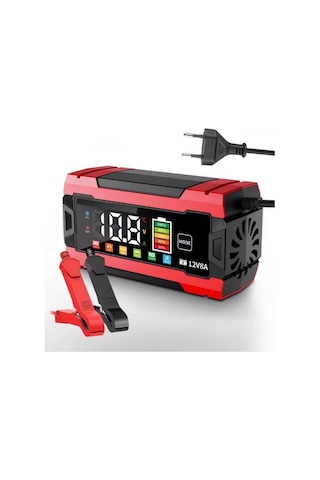 Auhma Aoc11 12v 8a Dijital Ekranlı Akü Şarj Ve Onarım Cihazı