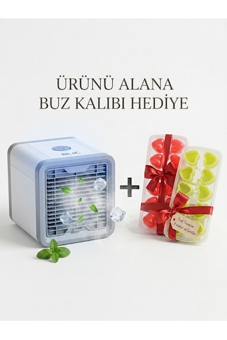 Su Ve Buz Soğutmalı Masa Üstü Serinletici Fan