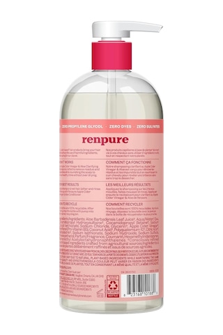 Renpure Elma Sirkesi Ve Aloe Vera Arındırıcı Şampuan 710ml