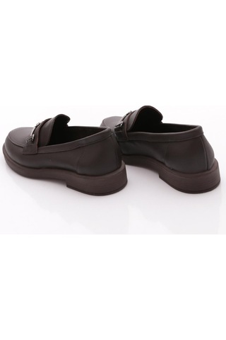 Dgn 24044 Kadın Loafer Ayakkabı Kahve Napa