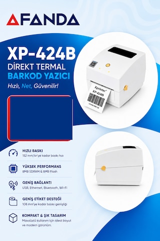 Afanda Xprinter Xp-424b Barkod Yazıcı