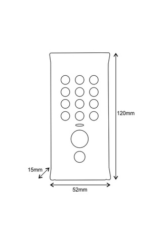 Yale Ll65-ba Elektronik Kabin Kilidi - Siyah Gri