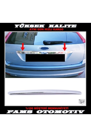 Ford Focus 2 Hb Krom Bagaj Çıtası 2005-2008 Arası P. Çelik