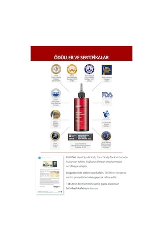 Kafeinli, Dökülme Karşıtı Sıvı Saç Kremi Kundal Head Spa & Scalp Scalıng Caffeine Water Treatment