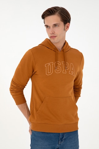 U.S. Polo Assn. Erkek Regular Fit Kapüşonlu Coconut Basic Sweatshirt 50295175-VR153