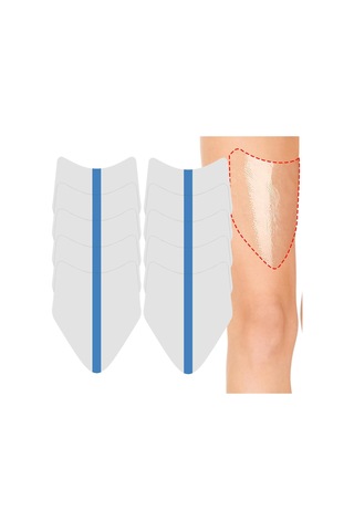 Yifomall 10 Adet Transparent Bacak Sürtünme Engelleyici, Yüksek Esneklikli Nefes Alıcı Koruyucu, Spor Ve Gündelik Kullanıma Uygun Dayanıklı Fleksibel贴