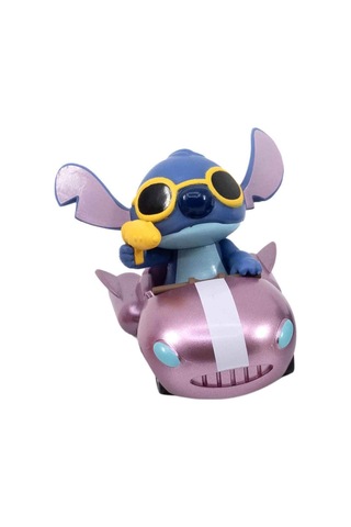 Yume Toys Disney Stitch Zoom Hero Serisi Çek Bırak Figürlü Spaceship With Sunglasses & Ray Gun 15750