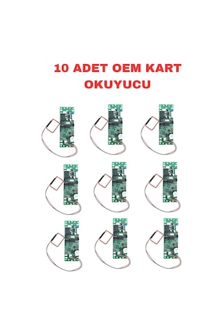 Sarkey Sr-230 Em Proximity Kart Okuyucu Modülü 125 Khz Wiegand Out Rfıd Okuyucu 10 Adet
