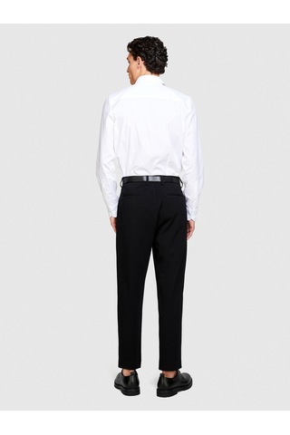 Sisley Slim Fit Esnek Koton Gömlek Erkek Beyaz Gömlek - 323a5cnx5ql19