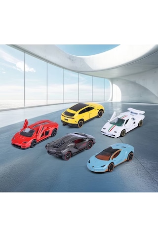 Majorette Lamborghini 5'li Araba Seti Çok Renkli
