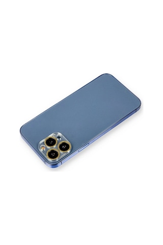 Mey İthalat iPhone Uyumlu 12 Pro Shine Kamera Lens Koruma Cam - Gold