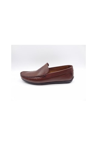 Vaneda King Shoes 4006 Yazlık Kahverengi Erkek Ayakkabı Bej