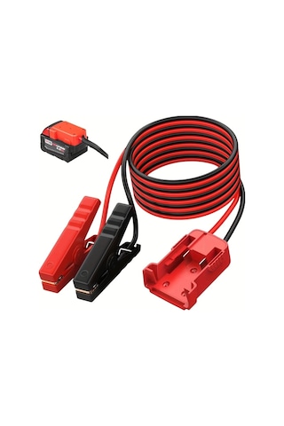 Xuweiwei 12awg 12 24v Atlama Kablosu Klipsi 1.8m 5.9ft Tasinabilir Araç Booster Kablo Seti Batarya Baslatma Aracı