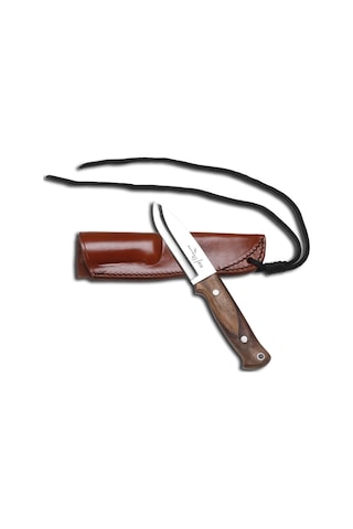 Bora 511 Cb 4mm Survivor Ceviz Saplı Bıçak Kahverengi - Gümüş