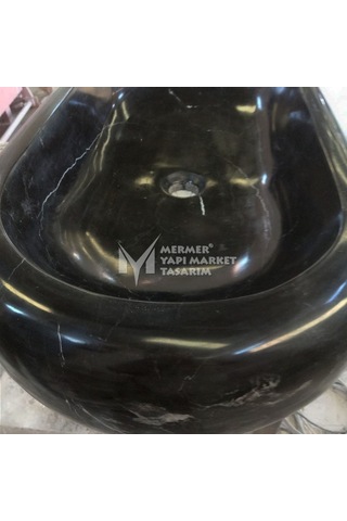 Toros Siyah Bombeli Dikdörtgen Lavabo