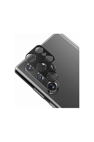 Samsung Galaxy Uyumlu S24 Ultra Kamera Koruyucu 9h Temperli Cam Şeffaf