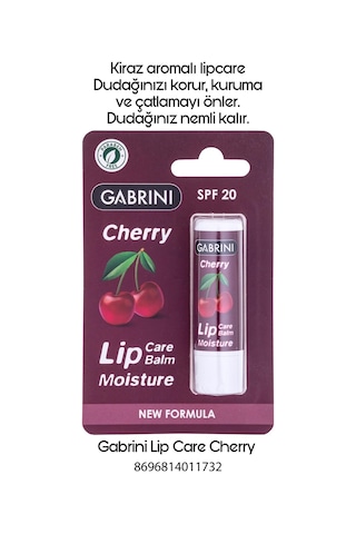 Gabrini Lip Care SPF20 Cherry Dudak Balmı
