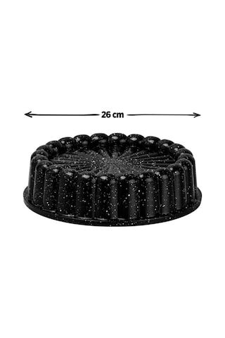 Granit Döküm Tart Kalıbı Siyah 26 Cm