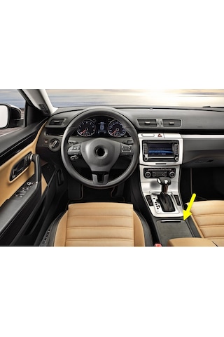 Vw Passat Cc 2009-12 Orta Konsol Bardaklık Sürgülü Perdesi Siyah