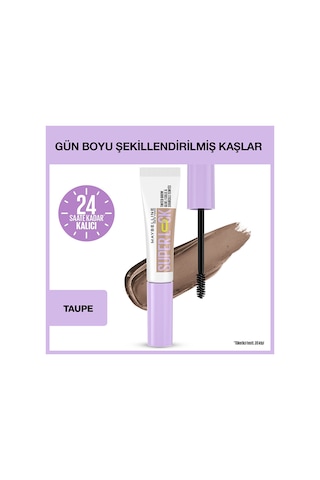 Maybelline New York Super Lock Brow Glue Kaş Sabitleyici Maskara Taupe