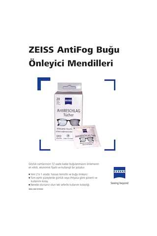 Zeıss Antifog Buğu Önleyici Mendil