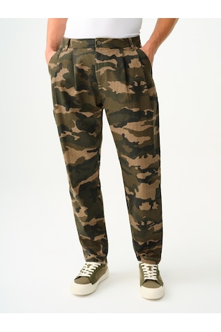 Relax Fit Erkek Pantolon Haki