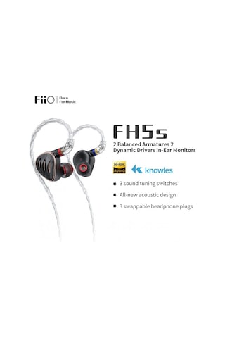 FiiO FH5s 2BA+2DD Dört Sürücü Hibrit Stereo Kulak İçi Kulaklık