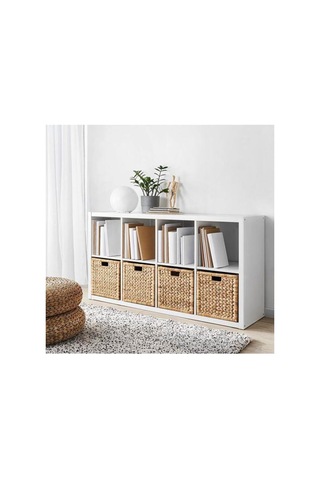 Labbsal Doğal Sepet, Su Sümbülü 32x34x32 Cm Rattan Düzenleme Sepet-kutu El Örgüsü