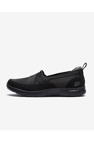 Skechers Arch Fit Refine Kadın Siyah Günlük Ayakkabı 104270 Bbk