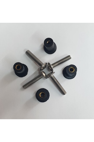 Yamaha N Max Uyumlu 5mm Cam Siperlik Kağuçuklu Somun Yamaha N Max Uyumlu 5mm Cam Siperlik Kağuçuklu Somun