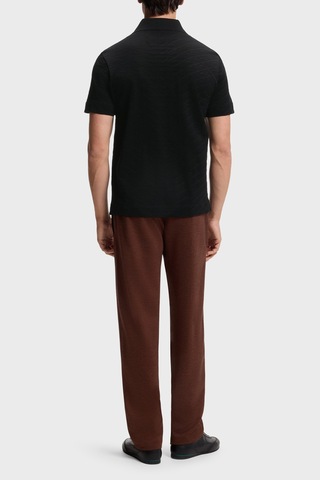 Boss % 100 Pamuk Regular Fit Düğmeli Polo Erkek Polo 50565174 001 Siyah