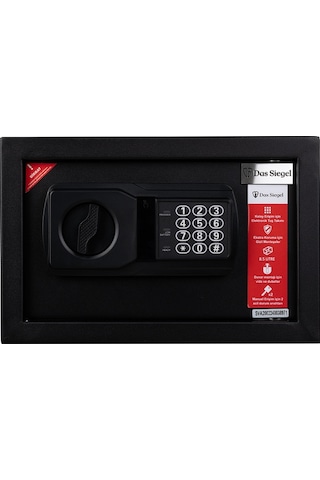 Das Siegel Çelik Elektronik Şifreli Ve 2 Anahtarlı Kasa 20DSBS