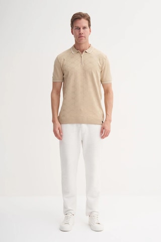 Cazador 3031 Erkek Polo Yaka Triko T-shirt Bej