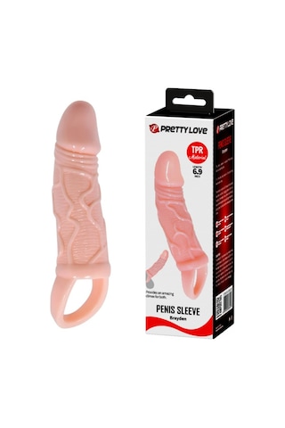 Lilitu Shop Pretty Breyden 3 CM Dolgulu Uzatmalı Penis Kılıfı