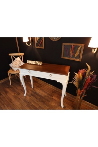 Wooding 120 Cm Çekmeceli Masif Beyaz Ceviz Dresuar (548588398) Ceviz