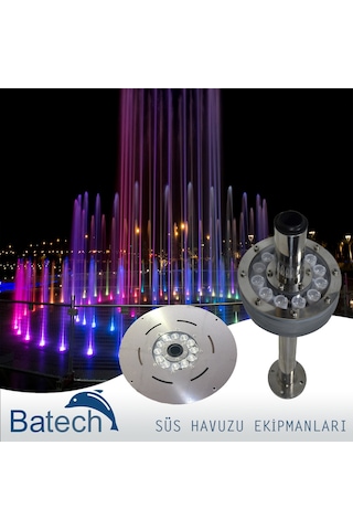 Batech Fıskiye Tip Yer Armatürü Simit Lamba