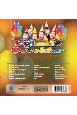 Eğlenin Çocuklar - Seçme Çocuk Şarkıları Cd