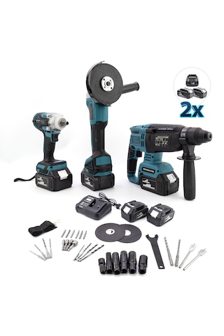 Dawreek Üçlü Set MK350 2B1Ş (Ş.Spral+S.Sıkma+Ş.Hilti)