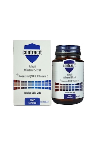Contracit 90 Tablet - Gıda Besin Takviyesi Koenzim Q10Vitamin D