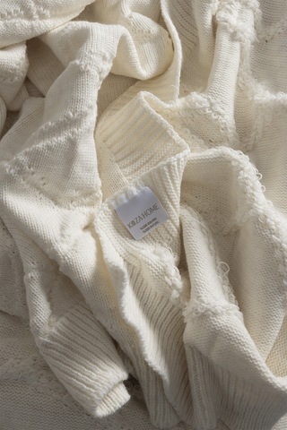 Espuma De Mar Krem Çift Kişilik Battaniye 200x220 37125 Krem