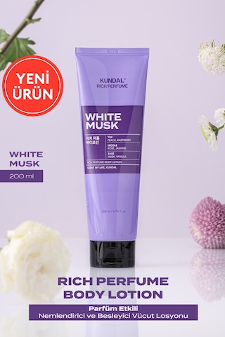 Kundal Rich Perfume Body Lotion White Musk 200 ML