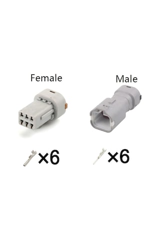 Otomotiv Konektörleri 6 Pin Otomotiv Kablolama Elektrik Soket Kablosu Kablo Demeti Erkek Kadın Konnektör Soketi Mg6141304