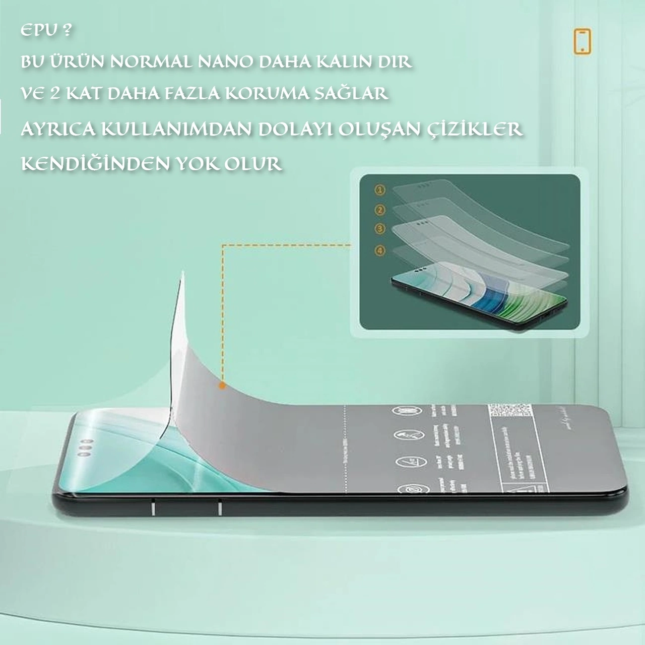 Xiaomi 17 Pro Max Full Nano Arka Kaplama Esnek Ultra İnce - Sandex - Epu Hd