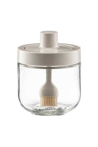 Dancemonkey Fırçalı Yağ Kabı, Saf Tercih İçin Beyaz