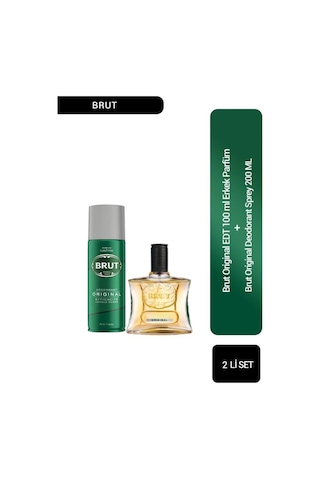 Brut Original Erkek Parfüm EDT 100 ML + Deodorant 200 ML