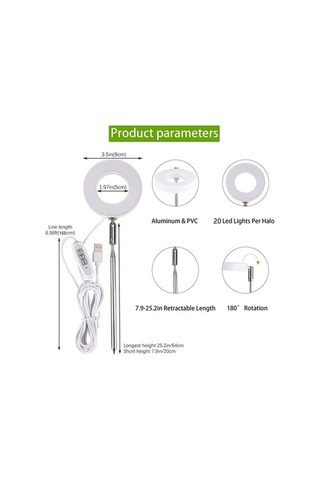 Tongxida 4 Kafa Led Bitki Büyüme Işığı Taklit Güneş Işığı Teleskopik Dolgu Işığı Diğer