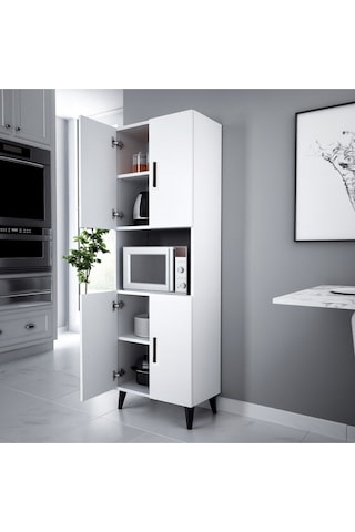 Alesta Life 4 Kapaklı Bölmeli Çok Amaçlı Dolap